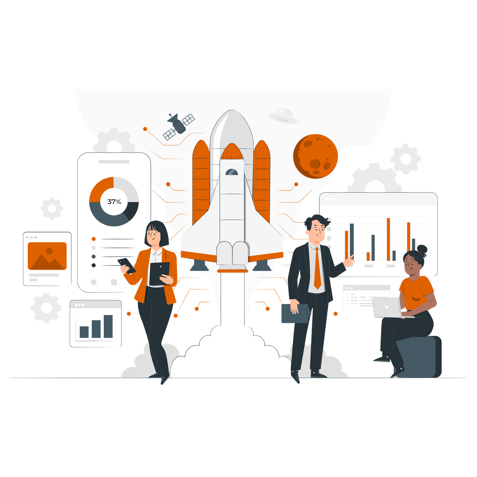 Rutzo Tech innovation hub illustration